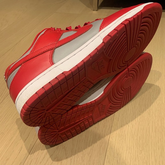 Nike dunk low UNLV sz 13 DD1391-002 red grey white - Picture 7 of 9